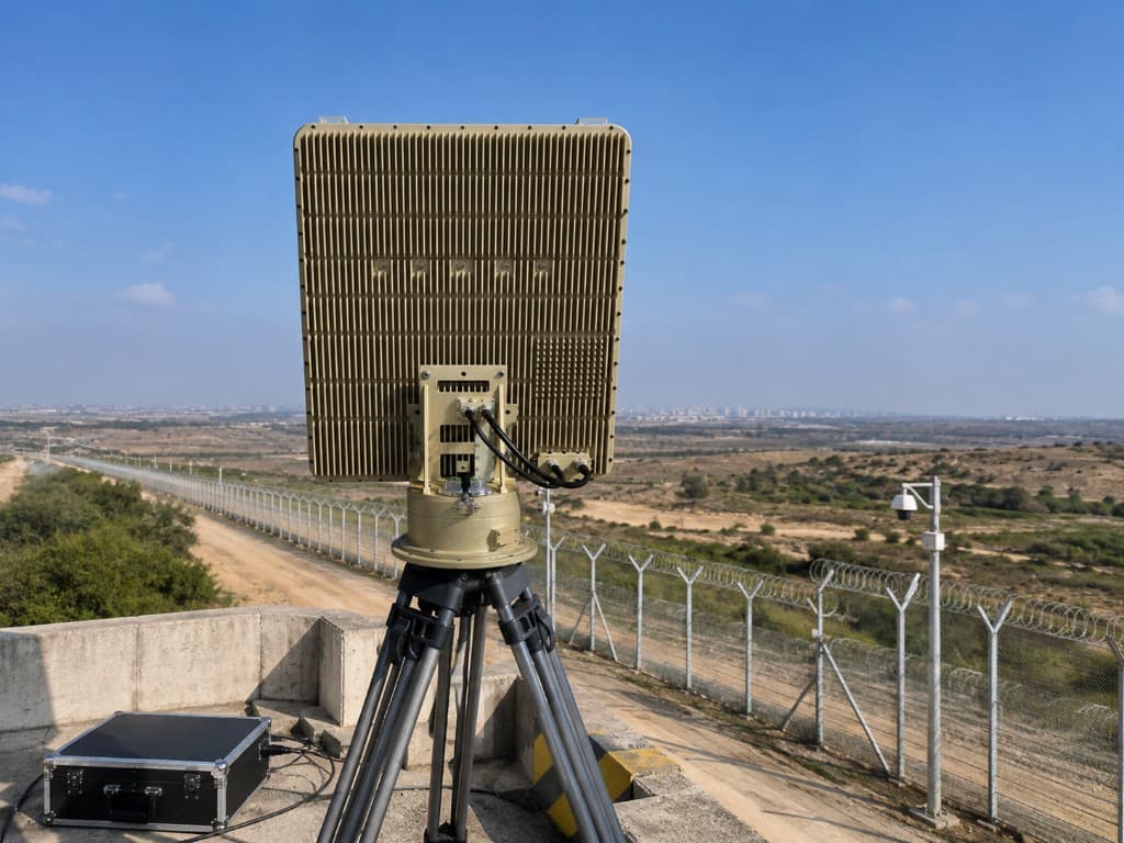 FlySpark AGT-3D-RD5000X Ku-Band 3D Radar | 360° Anti-Drone Detection & Tracking System — view 1