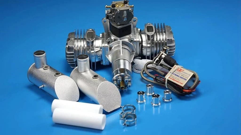 DLE 111cc Gasoline Engine for Large-Scale RC Aircraft — view 1