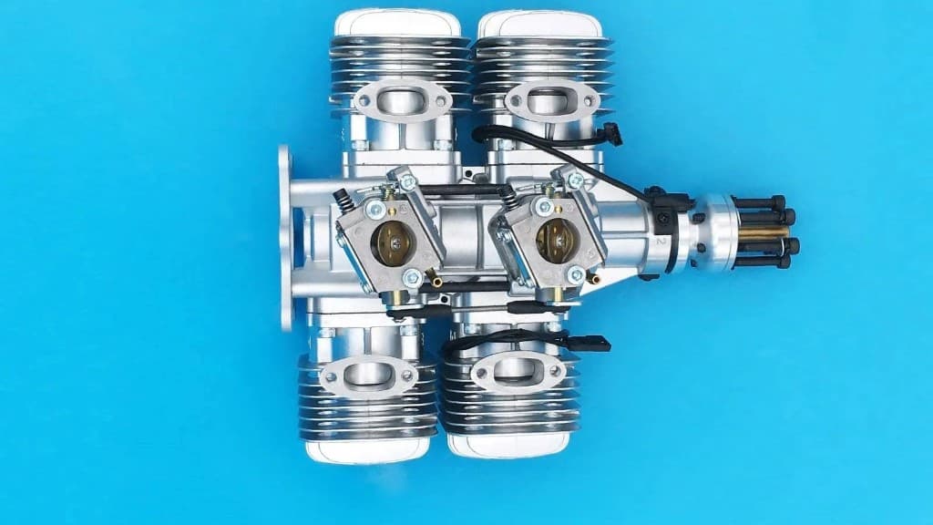 DLE 120T4 Four Cylinder Gasoline Engine — view 2