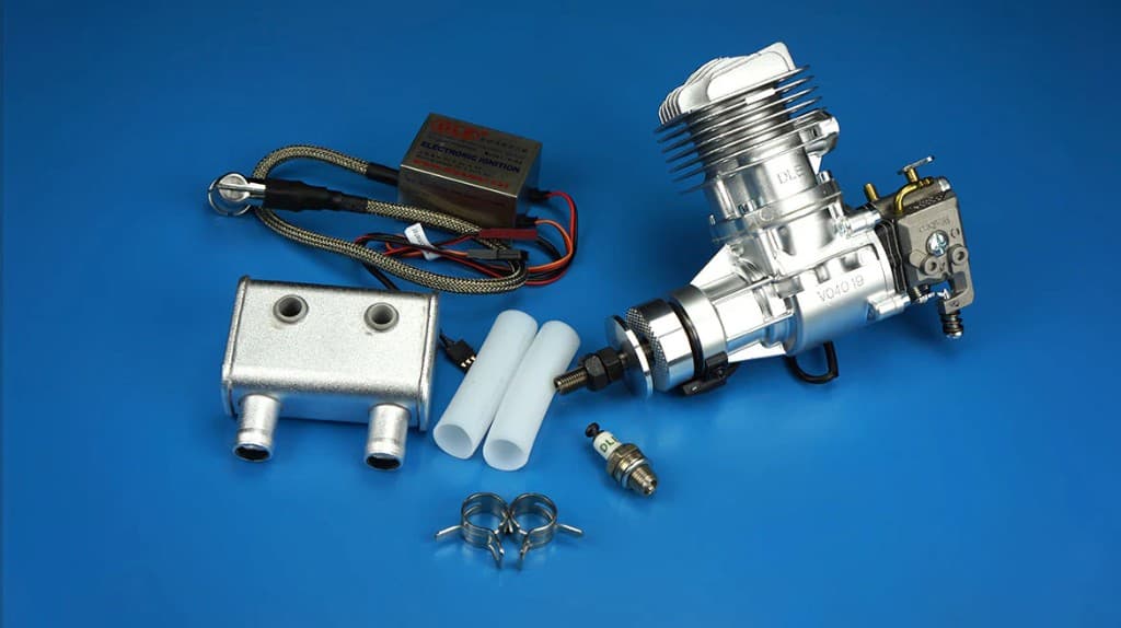DLE-20 20cc Gas Airplane Engine with Muffler — view 1