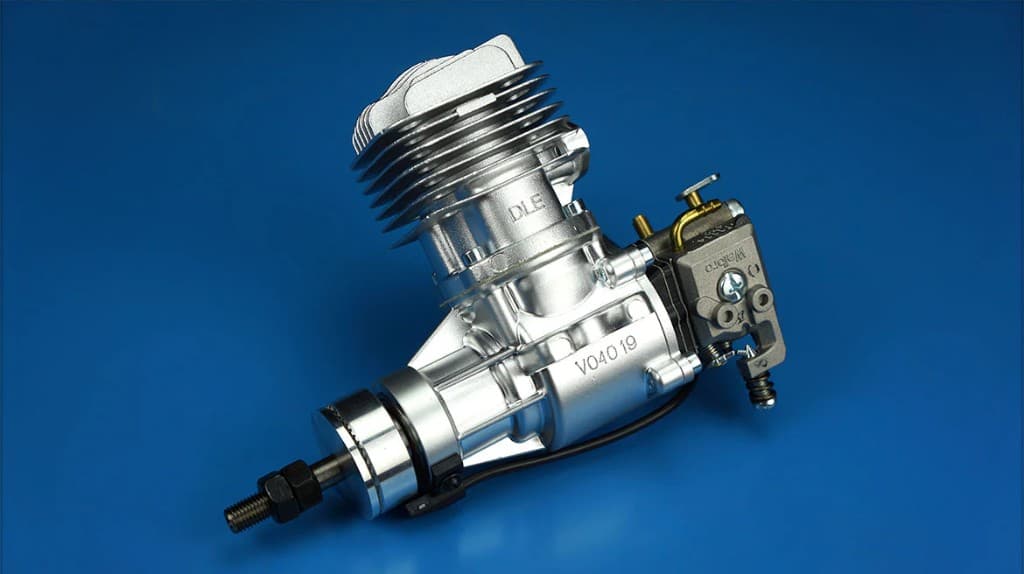 DLE-20 20cc Gas Airplane Engine with Muffler — view 2