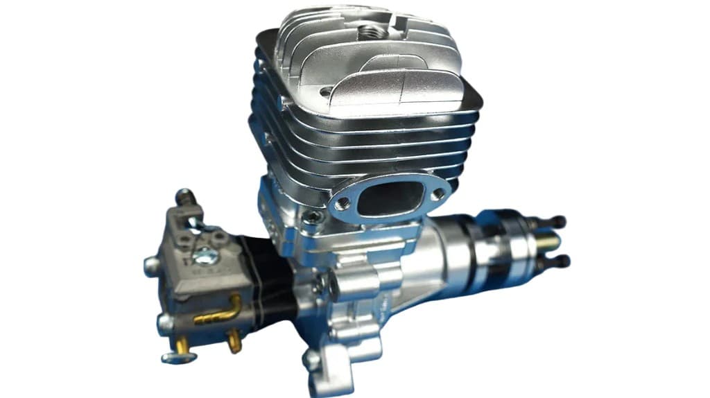 DLE 30 30cc Gas Engine with Electronic Ignition & Muffler — view 2