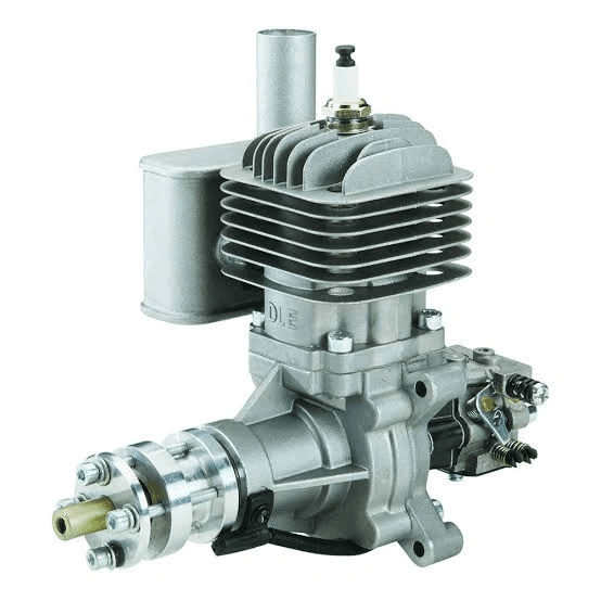DLE 30 30CC Gas Engine + Propeller + Aluminium Spinner + Ignition Kill Switch — view 1