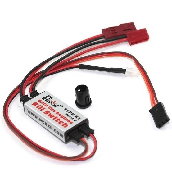 DLE 30 30CC Gas Engine + Propeller + Aluminium Spinner + Ignition Kill Switch — view 4