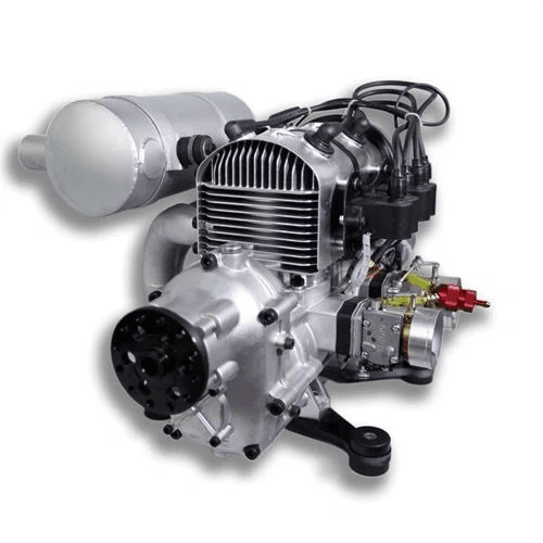 DLE 430 Two-Cylinder Two-Stroke UAV Gasoline Engine — view 1