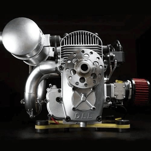 DLE 430 Two-Cylinder Two-Stroke UAV Gasoline Engine — view 3