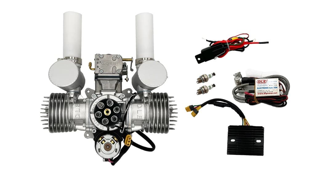 DLE130 Starter and Generator | 130cc UAV Gasoline Engine Power System — view 1