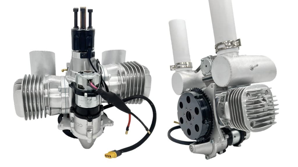 DLE130 Starter and Generator | 130cc UAV Gasoline Engine Power System — view 2