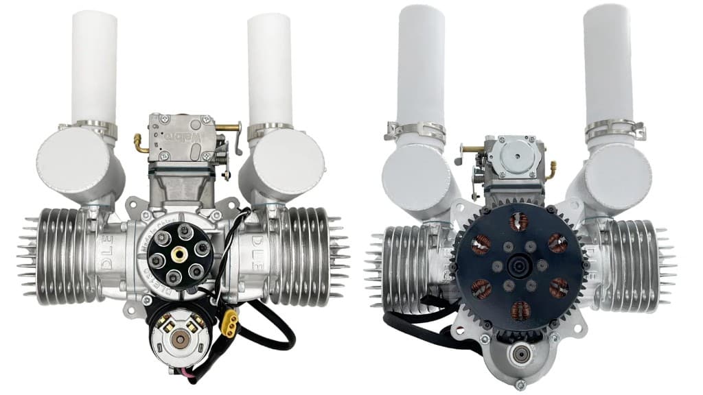 DLE130 Starter and Generator | 130cc UAV Gasoline Engine Power System — view 3