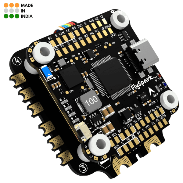 FlySpark F4 V1 BLS 60A Stack | Flight Controller + 4-in-1 ESC — view 1