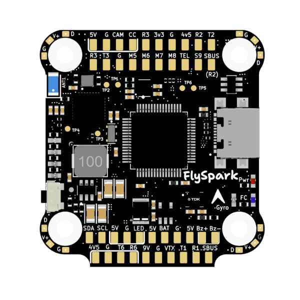 FlySpark F4 V1 Flight Controller — view 8