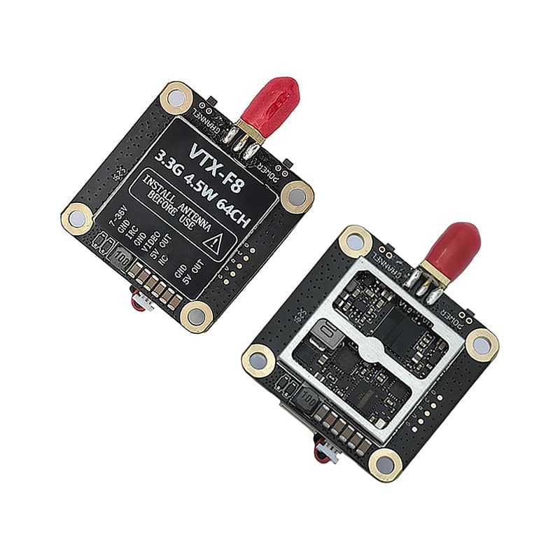 FlySpark 3.3G Long-Range FPV VTX Series | 4.5W & 10W Analog Video Transmitter Modules | 3060MHz–3840MHz — view 2