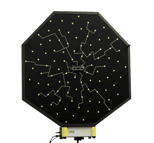 FlySpark 360° Acoustic Drone Detection System | 3-Array 64-Channel Passive UAV Sound Detection Platform with AI Voiceprint Recognition — view 2