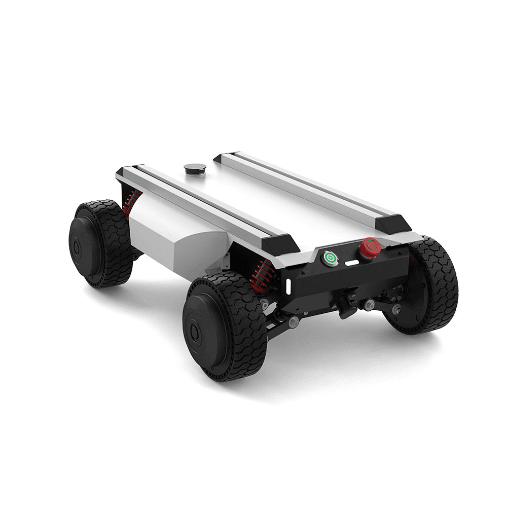 FlySpark AM400 Ackermann Steering Robot Chassis | Wheeled UGV, ROS Robot Car, 20kg Payload, 40km Range, 6.5km/h, Drive-by-Wire & CAN 2.0B ROS1/ROS2 SDK — view 3