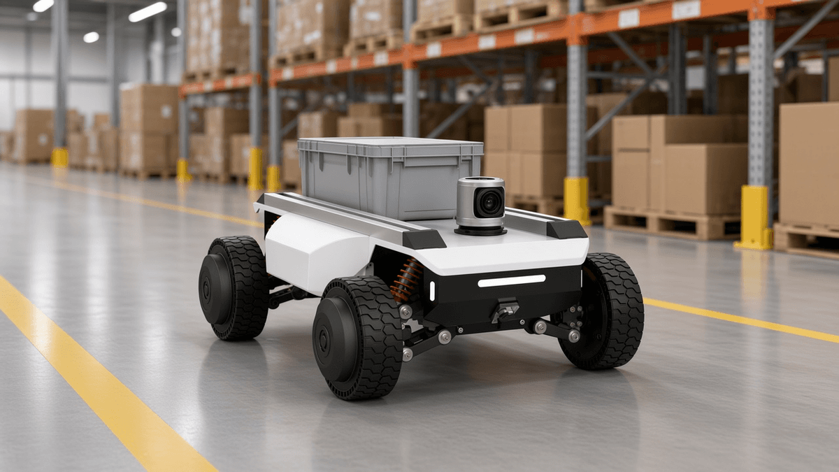 FlySpark AM400 Ackermann Steering Robot Chassis | Wheeled UGV, ROS Robot Car, 20kg Payload, 40km Range, 6.5km/h, Drive-by-Wire & CAN 2.0B ROS1/ROS2 SDK — view 9