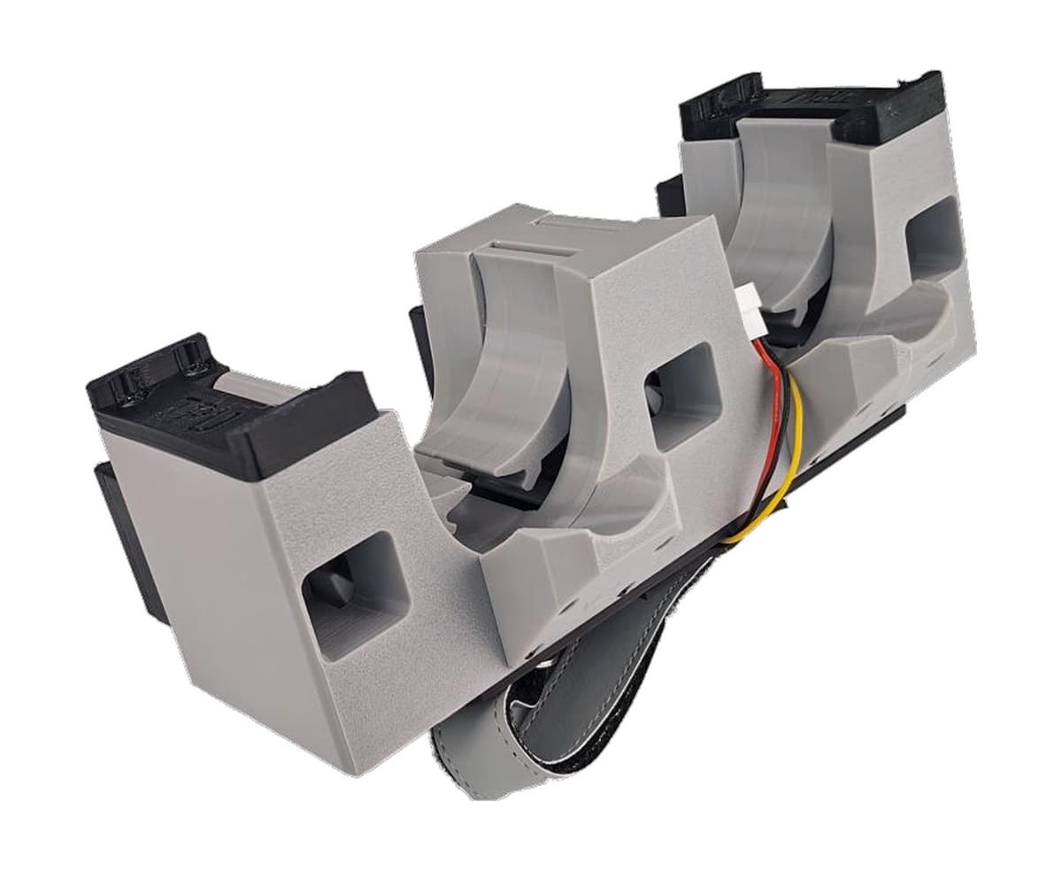FlySpark 60WD Series Drone Payload Dropper | Mechanical-Latch Release for 1, 2 or 3 Ø60 mm-Class Payloads, CRSF, 7–28 V, TPU Damping, Carbon-Fibre Base & Dual-Latch MAX — view 4