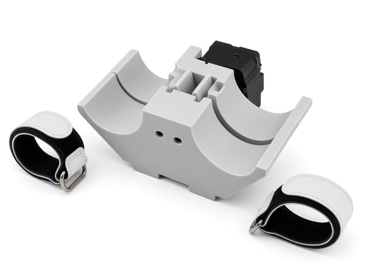 FlySpark 60ZD2 Dual-Channel Drone Payload Dropper | 2 × Ø60 mm-Class Cylindrical Payloads, CRSF (Crossfire / ELRS) Control, 5V, 233 × 65 × 46mm, approx. 200g & Strap or Quick-Release Mount — view 5