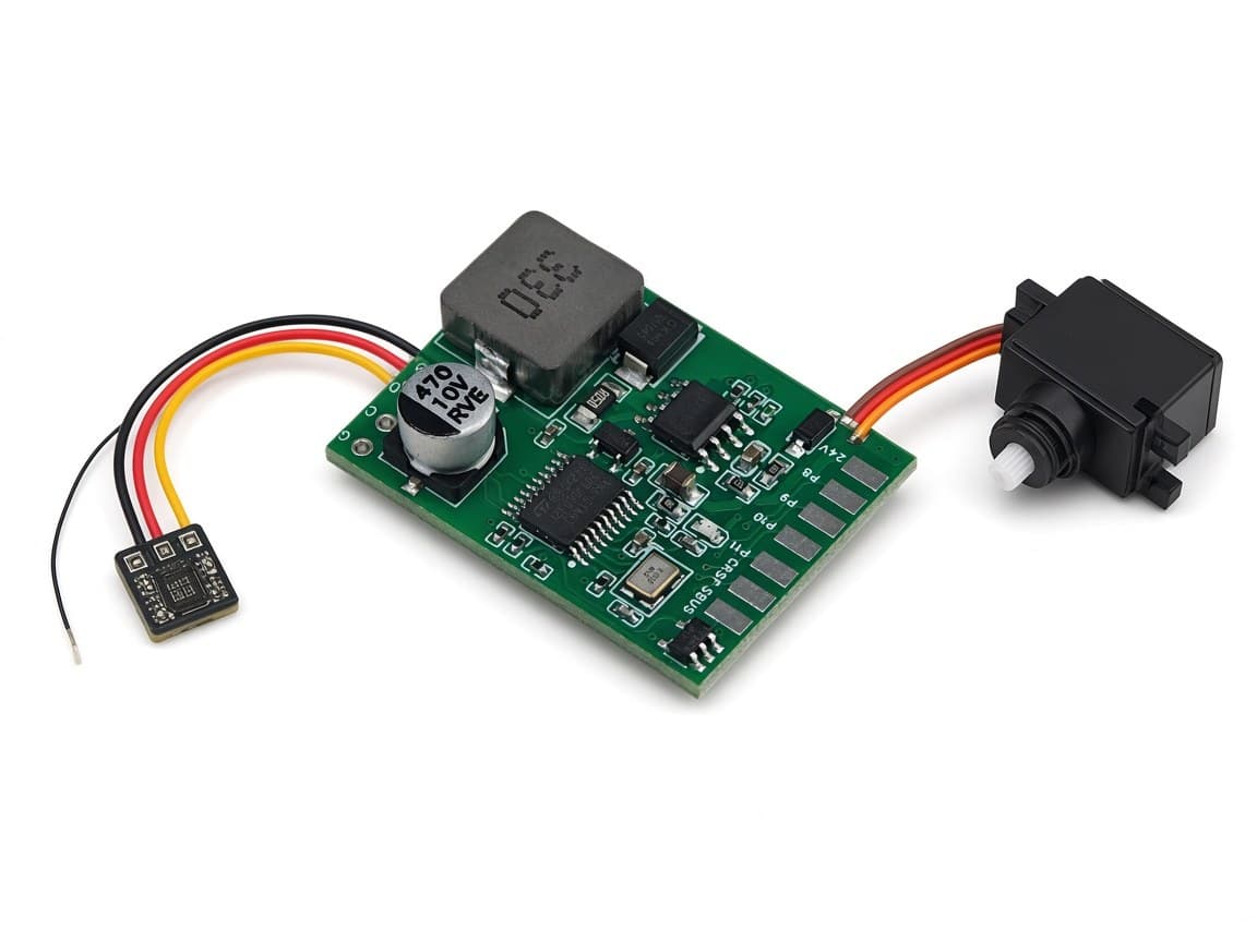 FlySpark ELRS-to-PWM Output Module for Drone Payload Release | ELRS Receiver to PWM Servo Converter, CRSF Input, Built-in 5 V Step-Down, Standard Servo Drive & Compact Footprint — view 4