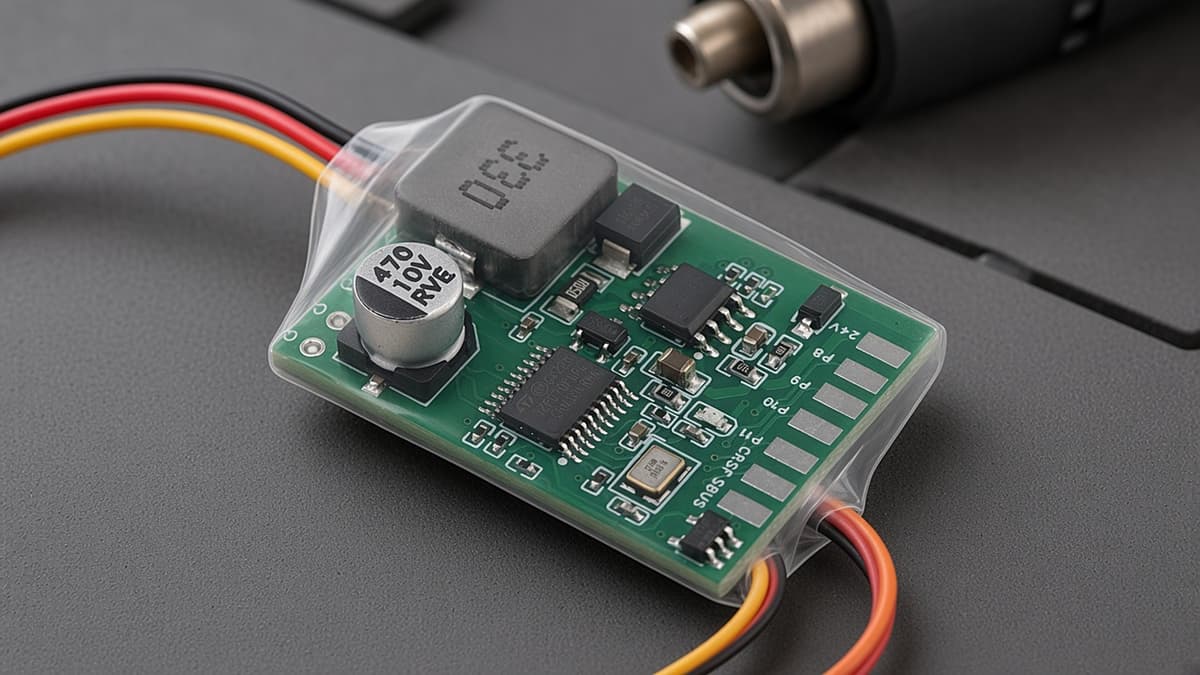 FlySpark ELRS-to-PWM Output Module for Drone Payload Release | ELRS Receiver to PWM Servo Converter, CRSF Input, Built-in 5 V Step-Down, Standard Servo Drive & Compact Footprint — view 9