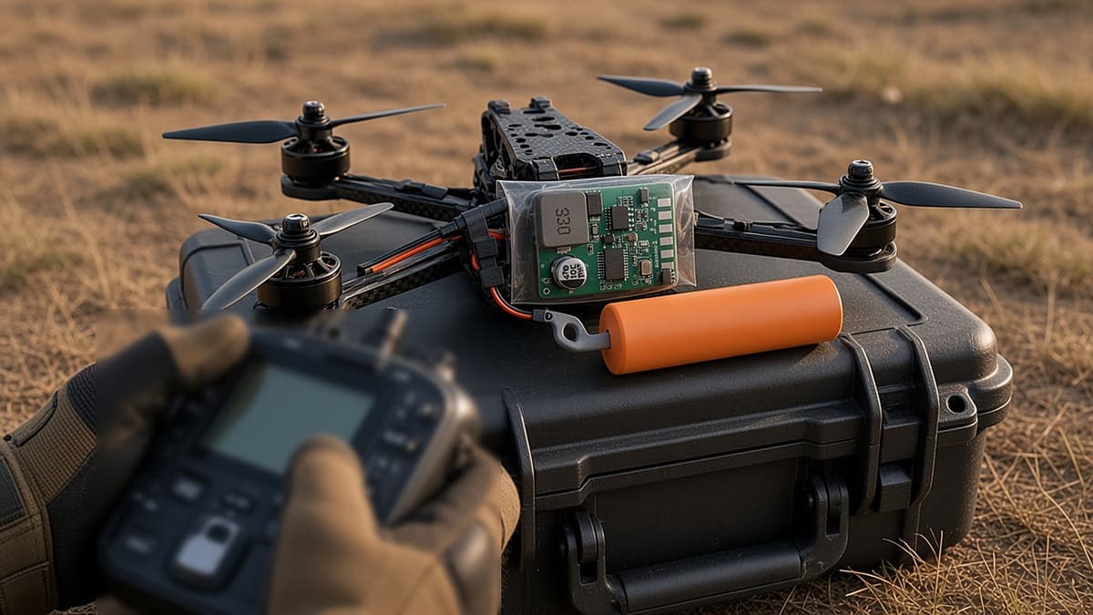 FlySpark ELRS-to-PWM Output Module for Drone Payload Release | ELRS Receiver to PWM Servo Converter, CRSF Input, Built-in 5 V Step-Down, Standard Servo Drive & Compact Footprint — view 12