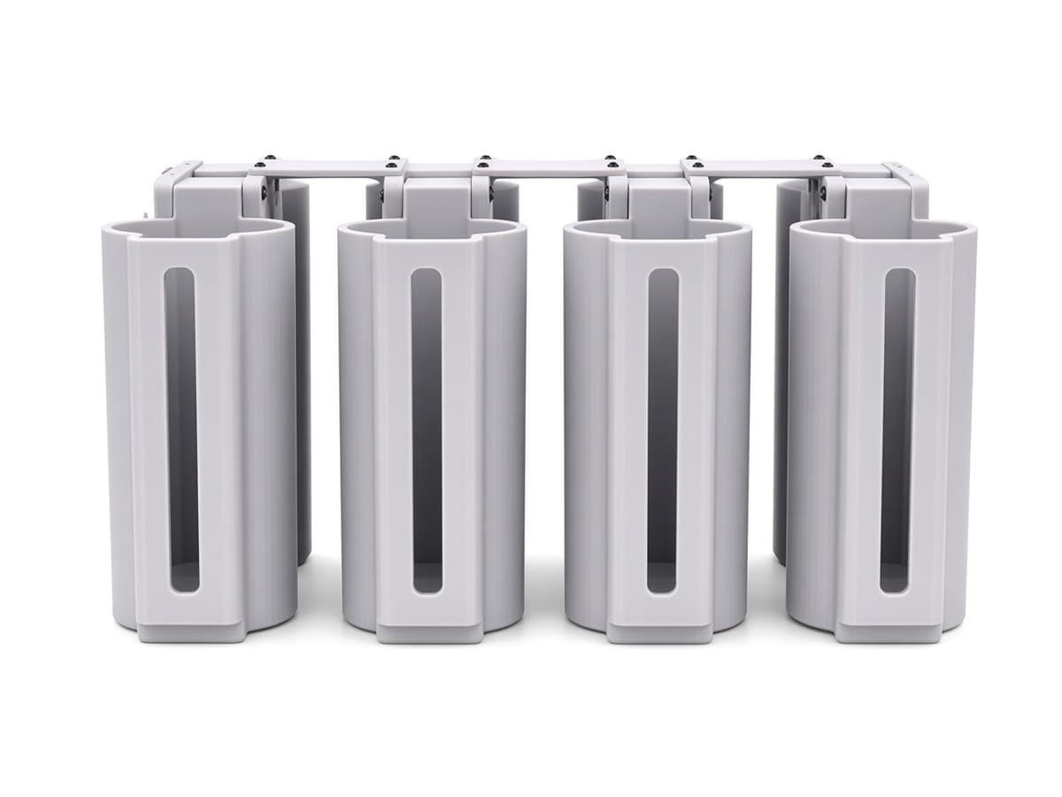 FlySpark M18SD Multi-Channel Smoke-Canister Drone Dropper | 2/4/6/8-Channel Parallel Rack for M18-Class Canisters, 5V, PWM / Light-Sensor / Remote Trigger, Quick-Release Plate & 200–900g — view 7