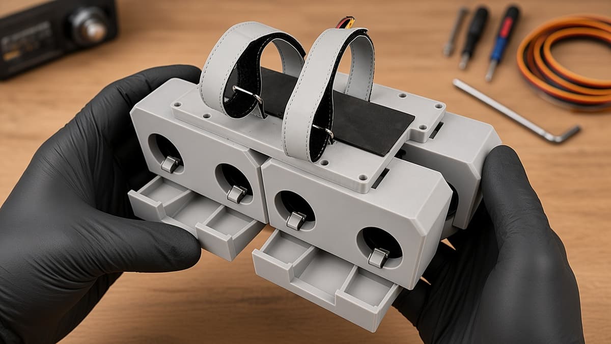 FlySpark PWD Parallel-Latch Multi-Channel Drone Dropper | 2/4/6/8-Channel Payload Release, Buckle Lock, Quick-Release Plate, 7–28 V, CRSF/PWM, Light-Sensor & Remote Trigger — view 9