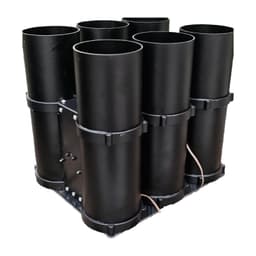 FlySpark QD82 Heavy-Lift Multi-Tube Drone Payload Dropper | 2/4/6/8-Tube Parallel Rack for Ø82 mm-Class Payloads, PWM & Remote Trigger, 5 V, Aluminium + Carbon Fibre & Single or Half-Load Salvo