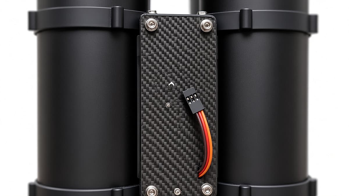 FlySpark QD82 Heavy-Lift Multi-Tube Drone Payload Dropper | 2/4/6/8-Tube Parallel Rack for Ø82 mm-Class Payloads, PWM & Remote Trigger, 5 V, Aluminium + Carbon Fibre & Single or Half-Load Salvo — view 8