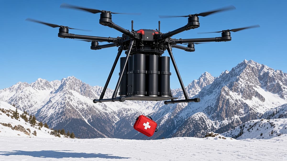 FlySpark QD82 Heavy-Lift Multi-Tube Drone Payload Dropper | 2/4/6/8-Tube Parallel Rack for Ø82 mm-Class Payloads, PWM & Remote Trigger, 5 V, Aluminium + Carbon Fibre & Single or Half-Load Salvo — view 11