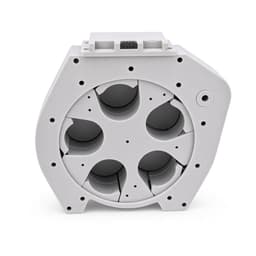 FlySpark RD5-35 5-Position Revolver Drone Payload Dropper | 35 mm-Class Cylindrical Payloads, Rotary Release, PWM Trigger, 5 V, Approx. 300 g & Quick-Release Plate