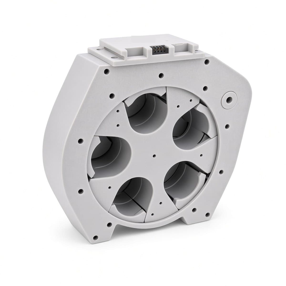 FlySpark RD5-35 5-Position Revolver Drone Payload Dropper | 35 mm-Class Cylindrical Payloads, Rotary Release, PWM Trigger, 5 V, Approx. 300 g & Quick-Release Plate — view 2