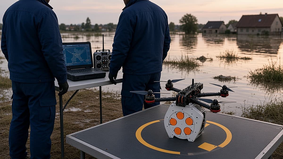 FlySpark RD5-35 5-Position Revolver Drone Payload Dropper | 35 mm-Class Cylindrical Payloads, Rotary Release, PWM Trigger, 5 V, Approx. 300 g & Quick-Release Plate — view 9