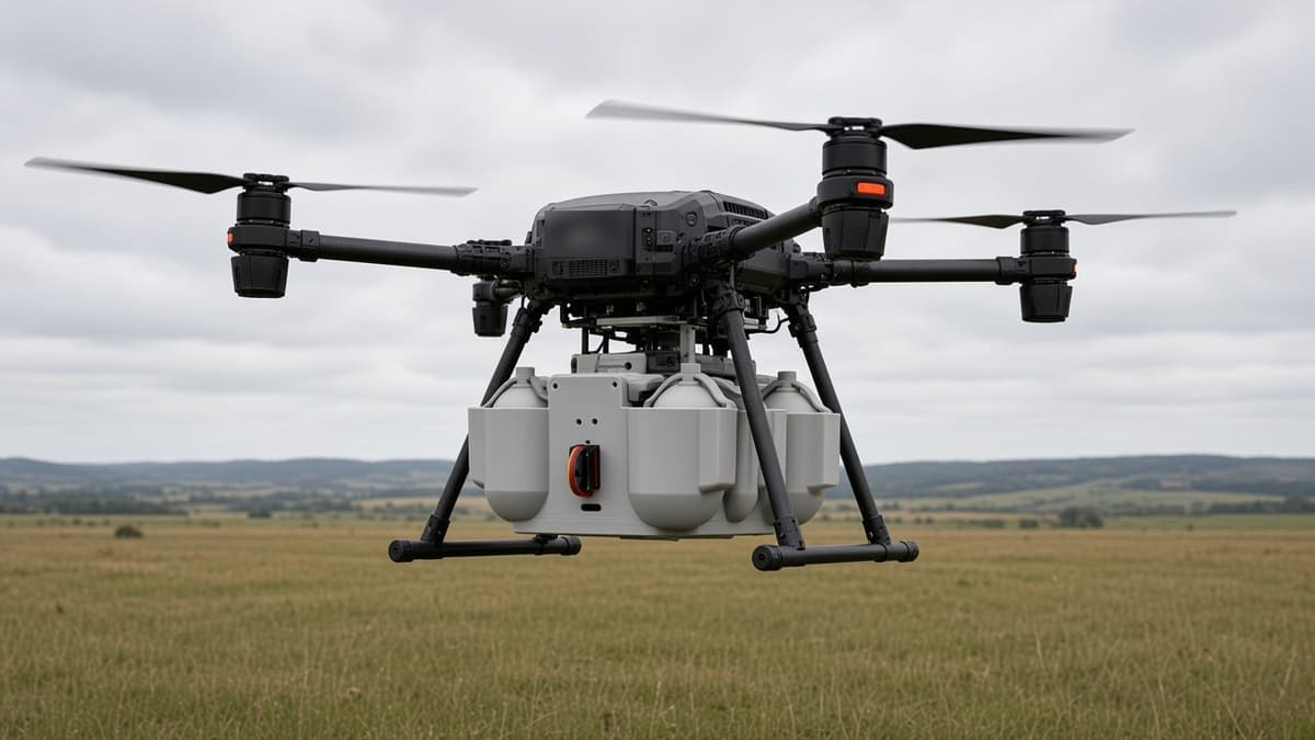 FlySpark SDC Dual-Lock Multi-Channel Drone Dropper | 2/4/6/8-Channel Parallel Payload Release, Dual Safety Lock, Quick-Release Plate, 7–28 V & CRSF / PWM / Light-Sensor / Remote Trigger — view 4