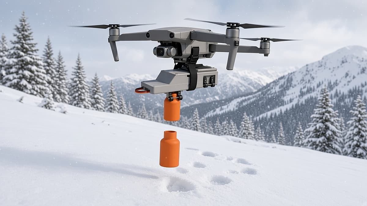 FlySpark XD2-V2 Pin-Release Dual-Channel Drone Dropper | 2 Independent Pin Channels, Mavic 3 Light-Sensor or PWM Trigger, 130×42×46 mm, 110–125 g & 5 V — view 12