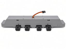 FlySpark XD4-V2 Pin-Release 4-Position Drone Payload Dropper | 4 Individually Released Positions, 282×46×47 mm, 240 g, 5 V, PWM / Light-Sensor Trigger & SQ Quick-Release