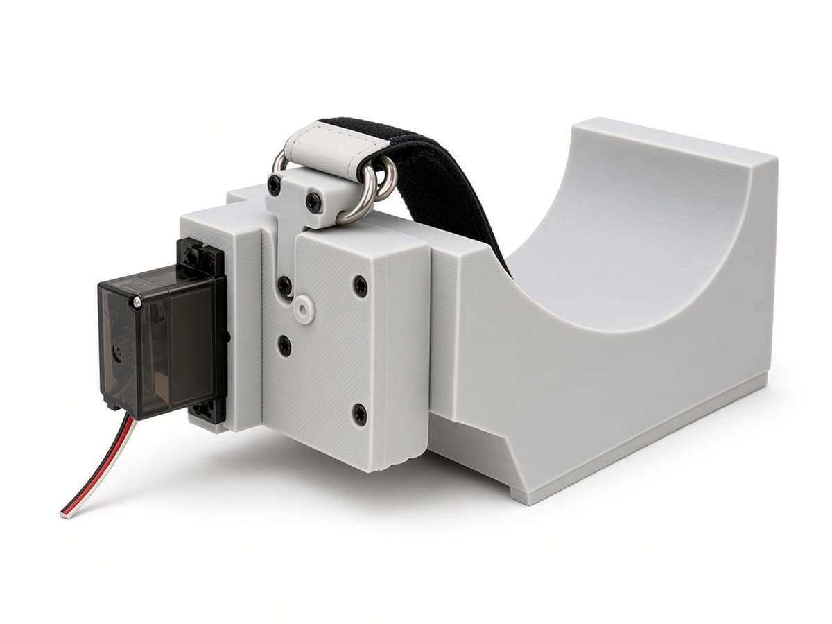 FlySpark ZD1PLUS Single-Channel Drone Payload Dropper | Ø60 mm-Class Cylindrical Payload Cradle, 79×65×50 mm, Approx. 65 g, 5 V PWM Servo Latch & Quick-Release Option — view 2