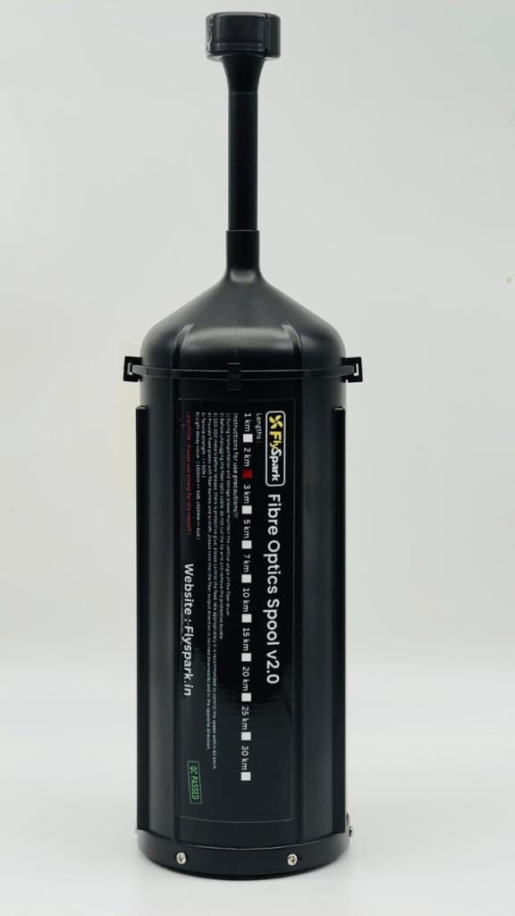 FlySpark Fiber Optics Spool V2 | 1KM–30KM UAV Fiber Communication Spool — view 4