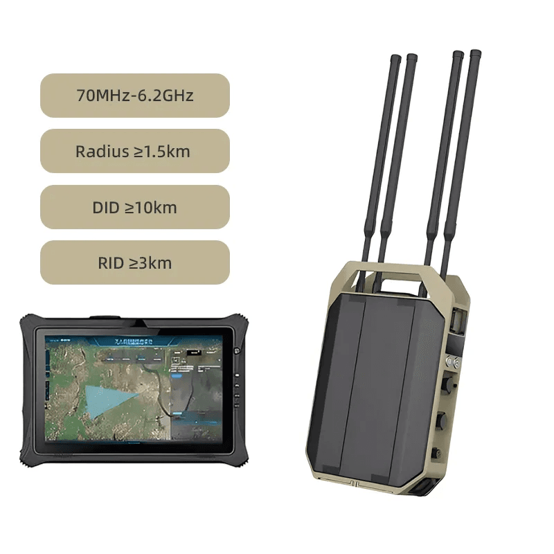 FlySpark Full-Scene Drone Detection & Positioning Equipment | 70MHz–6.2GHz Long-Range UAV Detection System — view 8