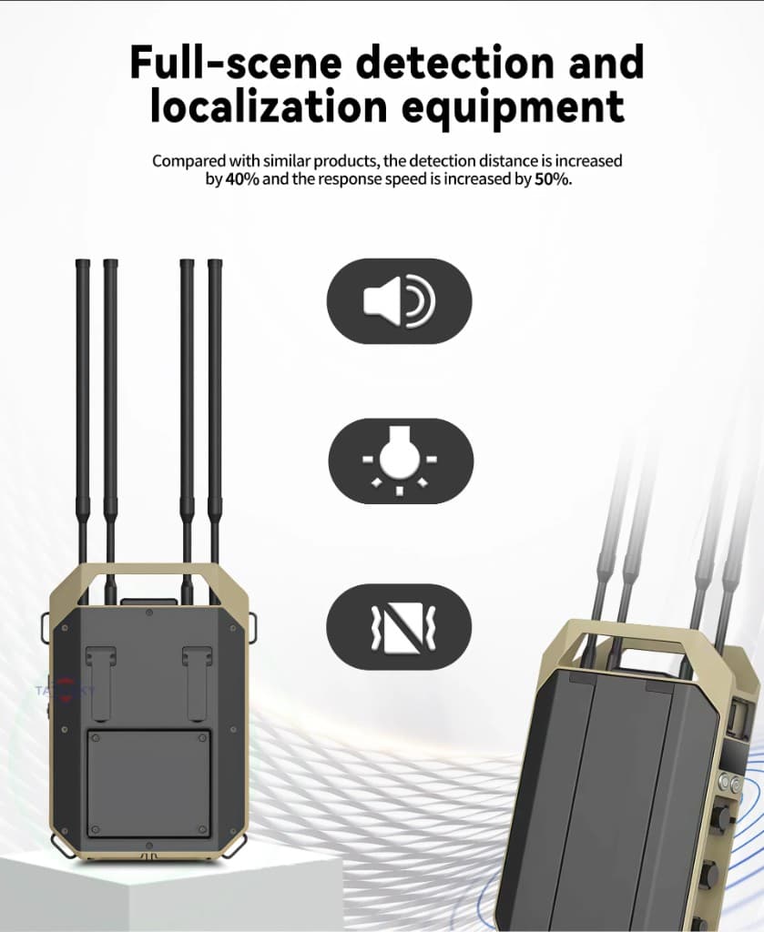 FlySpark Full-Scene Drone Detection & Positioning Equipment | 70MHz–6.2GHz Long-Range UAV Detection System — view 9