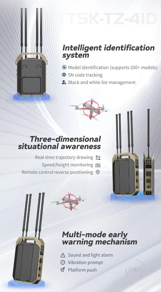 FlySpark Full-Scene Drone Detection & Positioning Equipment | 70MHz–6.2GHz Long-Range UAV Detection System — view 11