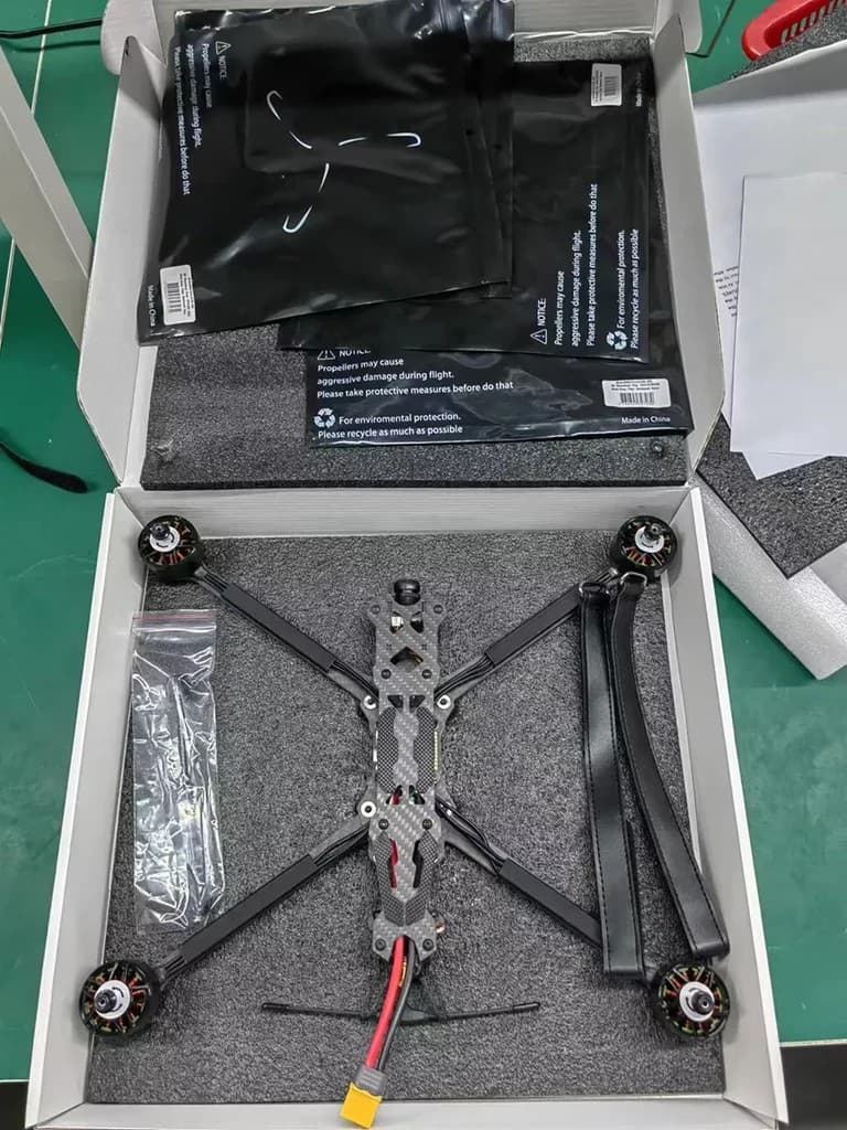 FlySpark 10-Inch LY10-X8 Heavy-Lift FPV Drone | 430mm Wheelbase, 4.5kg Rated Load, 6S Power, 5.8G 2.5W VTX & ELRS915 Control — view 2