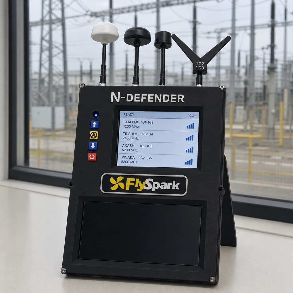 FlySpark N-DEFENDER Passive Multi-Band Drone Detection & Video Interception System | 1.08GHz–8.26GHz FPV Drone Threat Sensor — view 3