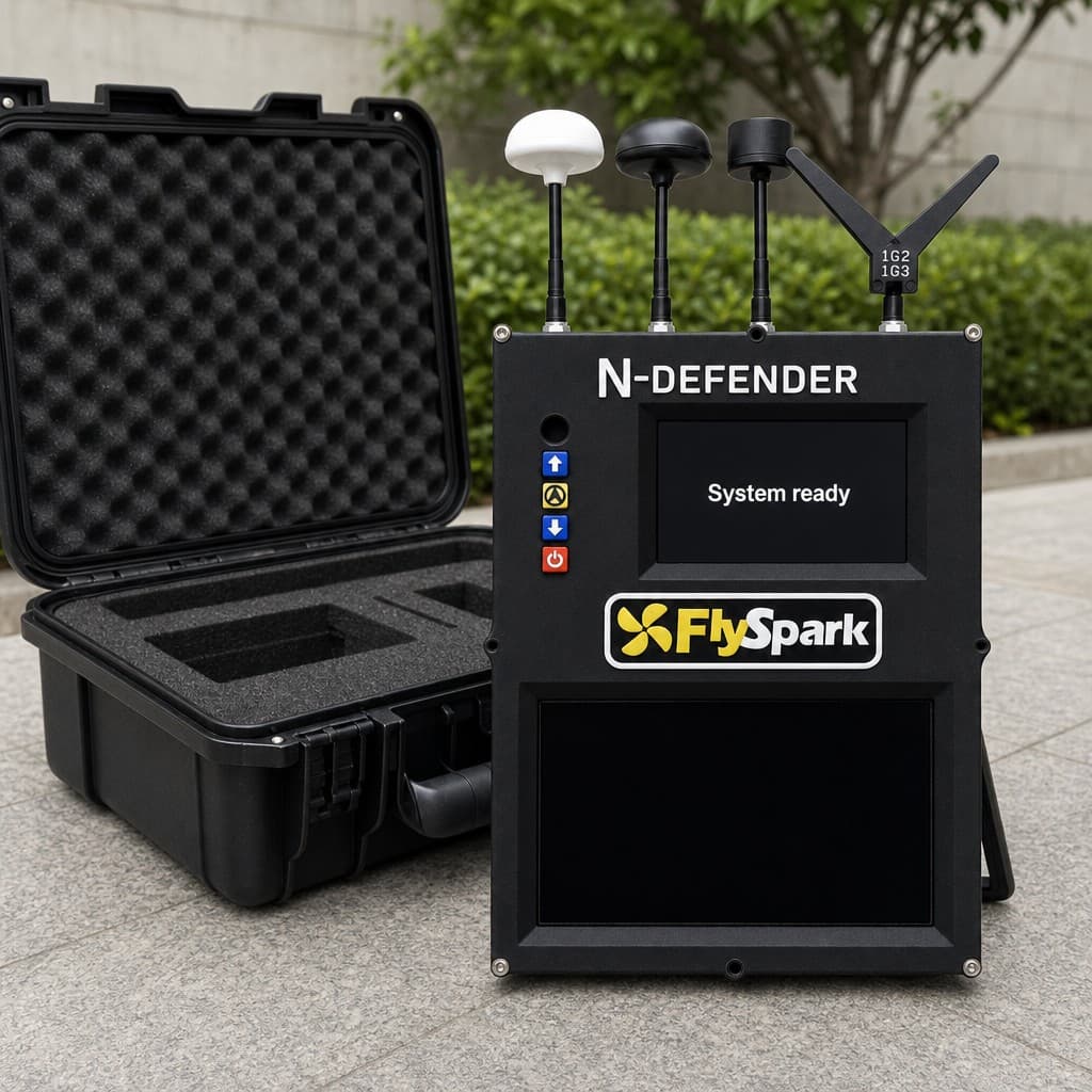 FlySpark N-DEFENDER Passive Multi-Band Drone Detection & Video Interception System | 1.08GHz–8.26GHz FPV Drone Threat Sensor — view 6