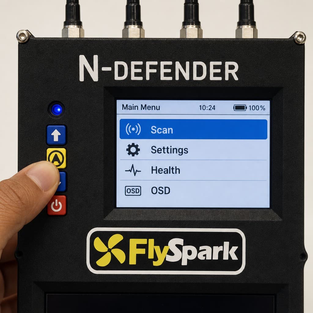 FlySpark N-DEFENDER Passive Multi-Band Drone Detection & Video Interception System | 1.08GHz–8.26GHz FPV Drone Threat Sensor — view 7