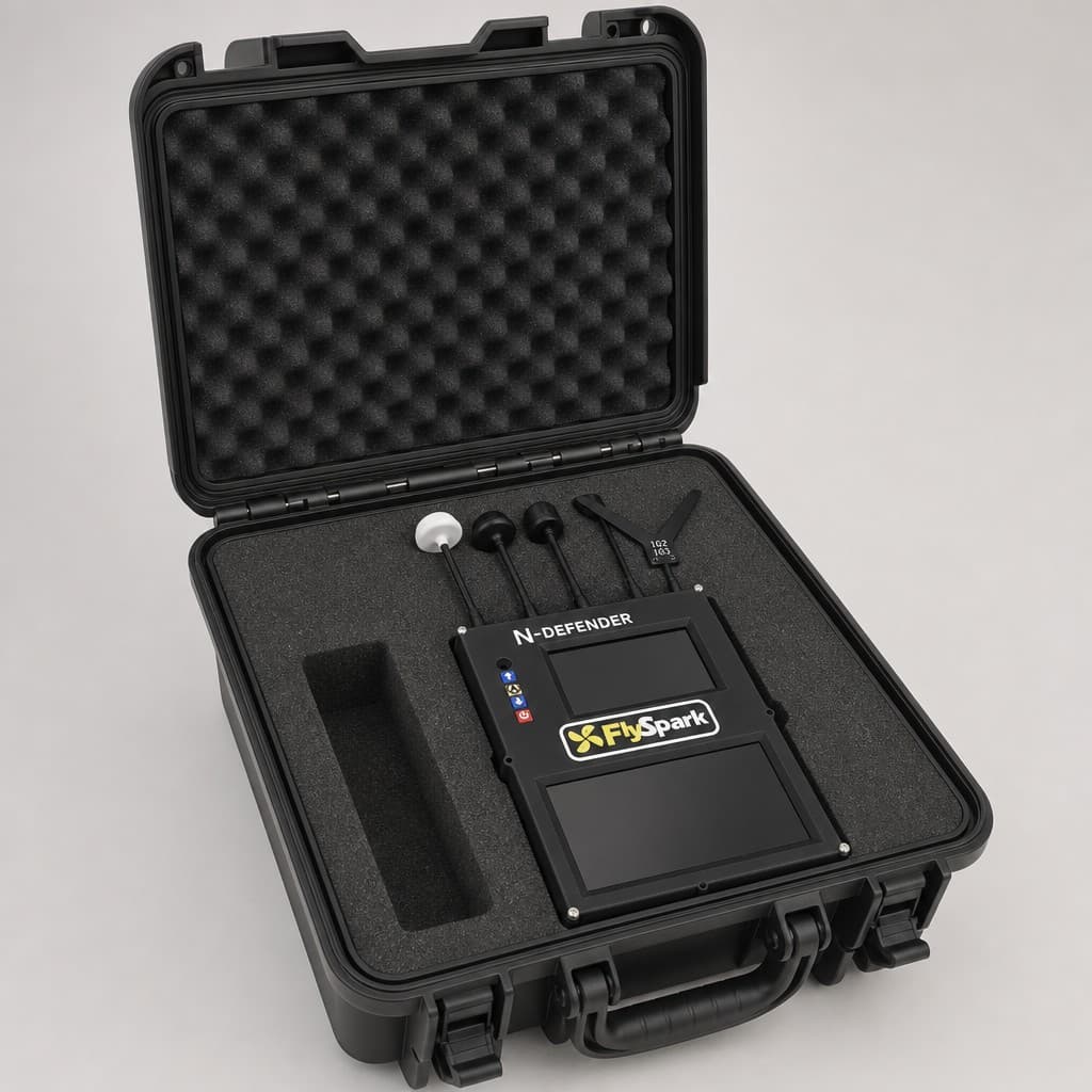 FlySpark N-DEFENDER Passive Multi-Band Drone Detection & Video Interception System | 1.08GHz–8.26GHz FPV Drone Threat Sensor — view 8