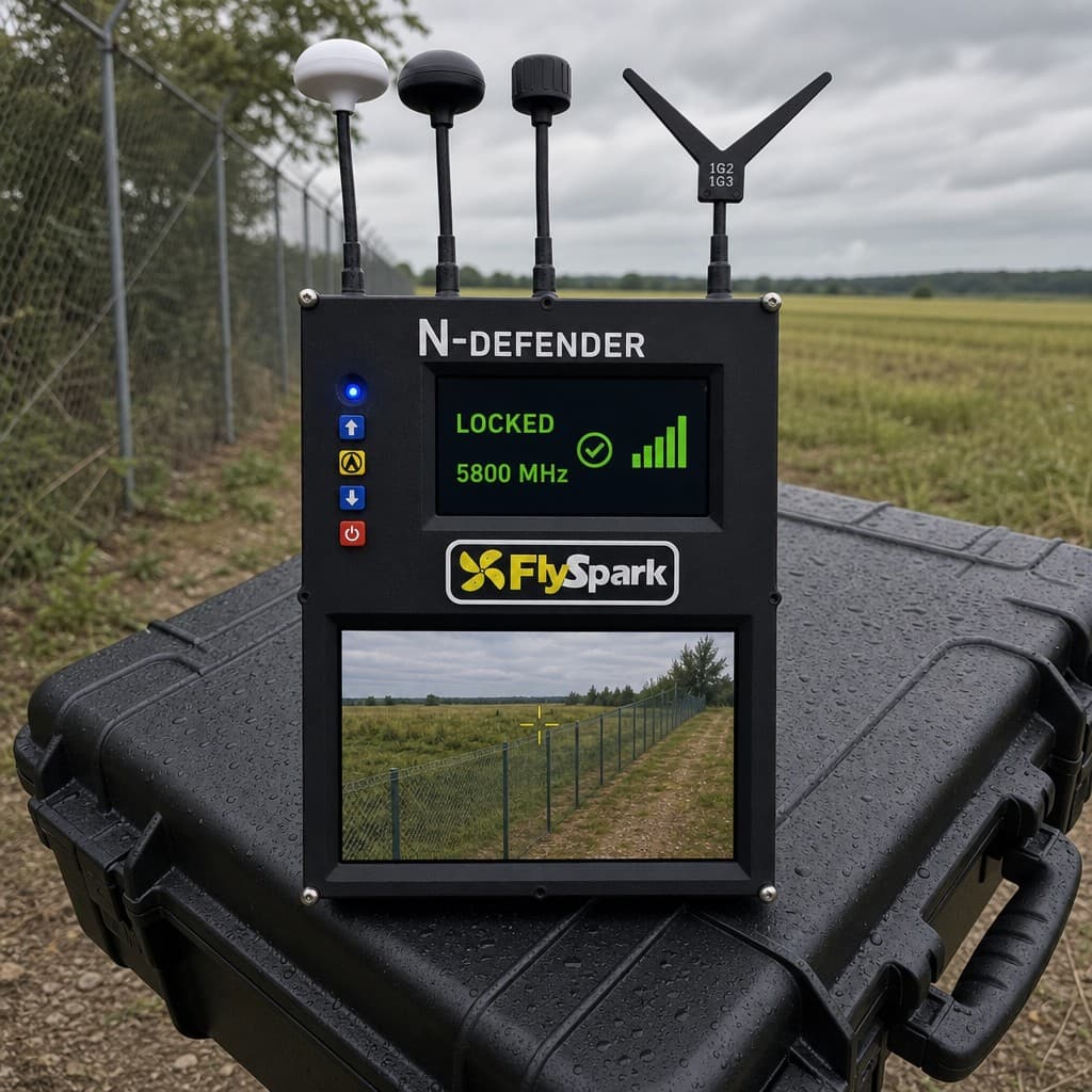 FlySpark N-DEFENDER Passive Multi-Band Drone Detection & Video Interception System | 1.08GHz–8.26GHz FPV Drone Threat Sensor — view 9