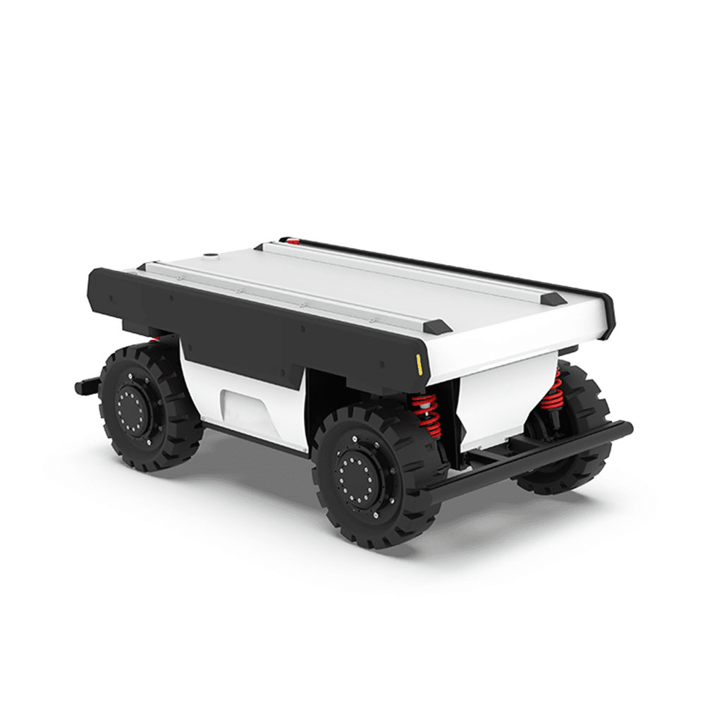 FlySpark OM600 Omnidirectional Robot Chassis – Swerve Drive UGV | 250kg Payload, 4WD/4WS, 40km Range, Zero-Turn & Crab Moving, IP44 & CAN 2.0B ROS1/ROS2 SDK — view 6