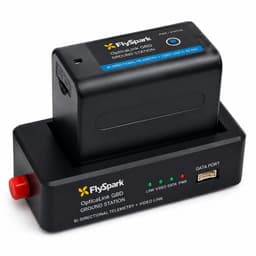 FlySpark OpticaLink GBD Drone Fiber Ground Station MAX – Bi-Directional Telemetry + Video Link (1–80 km)