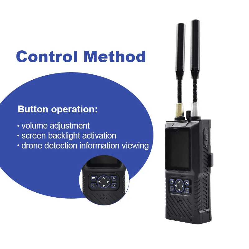 FlySpark Portable Broadband Drone Detection Device | 0–8000MHz Handheld UAV Detector — view 3