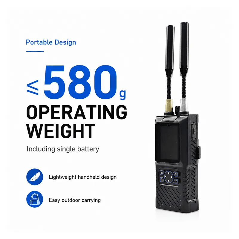 FlySpark Portable Broadband Drone Detection Device | 0–8000MHz Handheld UAV Detector — view 4